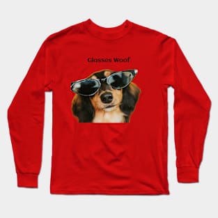 Glasses Woof Long Sleeve T-Shirt